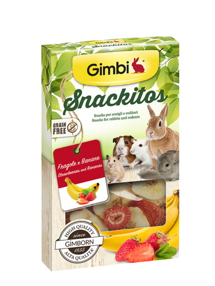 Gimborn gimbi snackitos fragolabanana 45g 