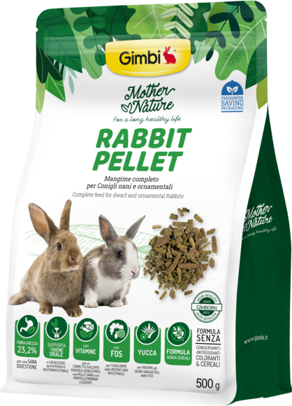Gimborn gimbi mother nature 500g pellet rabbit