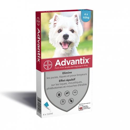 ADVANTIX 4 10KG 6 PIPETTE 