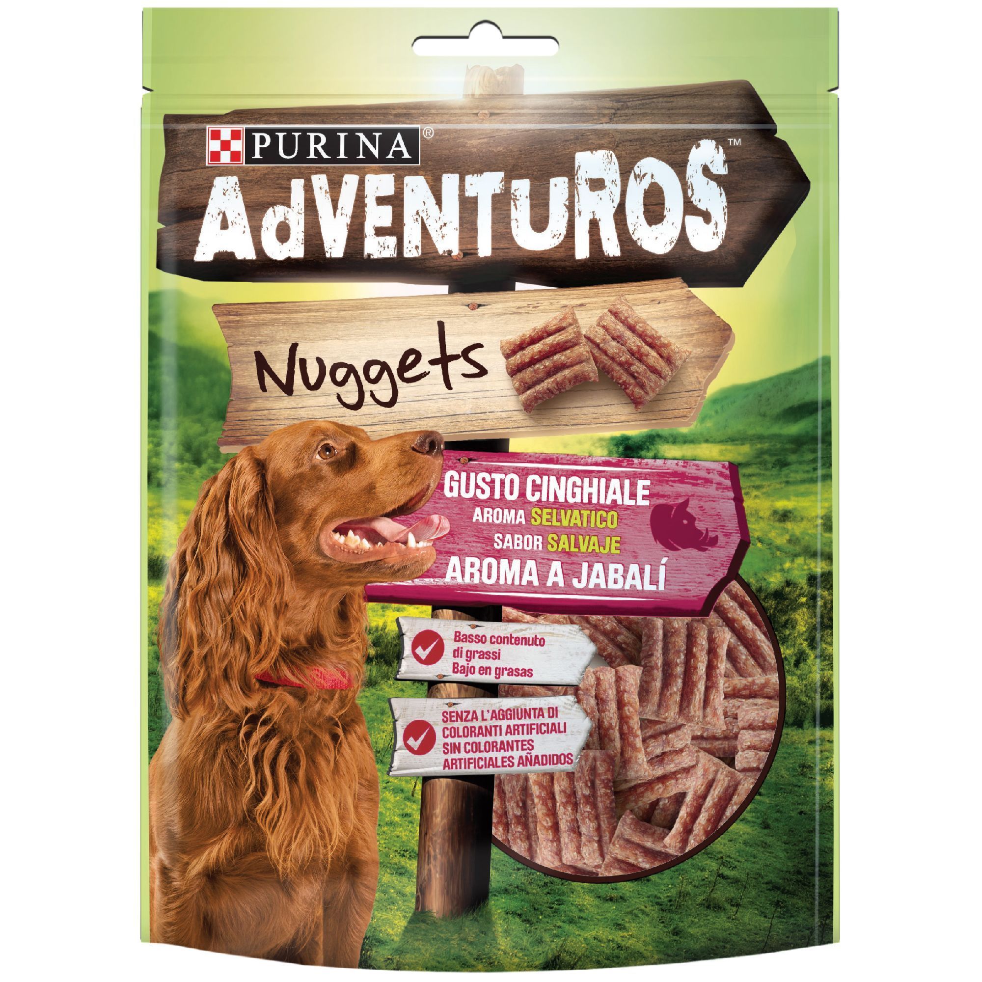 Purina adventuros 90g nuggets cinghiale 