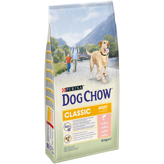 Tonus dog chow 10kg classic salmone