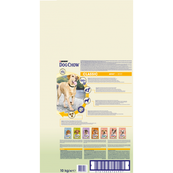 Tonus dog chow 10kg classic salmone