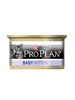 Pro plan cat lattina 85g baby kitten mousse pollo