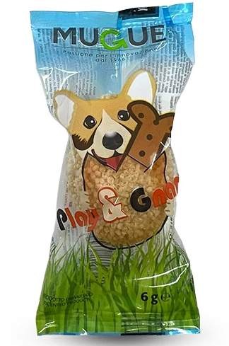 Mugue dog uovo play gnam