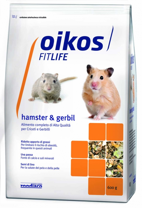 Oikos 600g hamstergerbil 