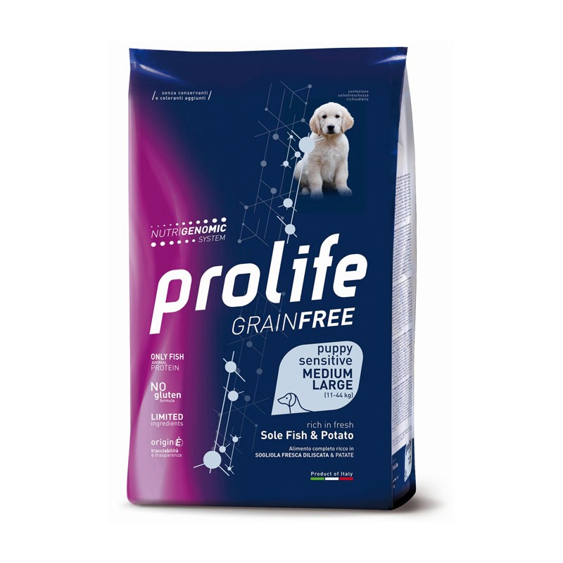 PROLIFE GRAIN FREE PUPPY SOGLIOLA