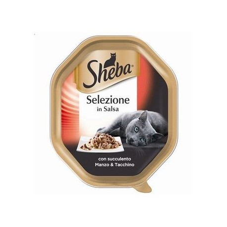 Sheba vaschetta 85g selezione salsa manzo