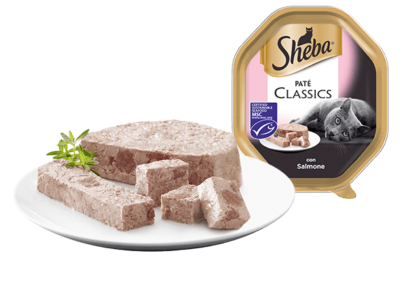Sheba vaschetta 85g pate salmone 