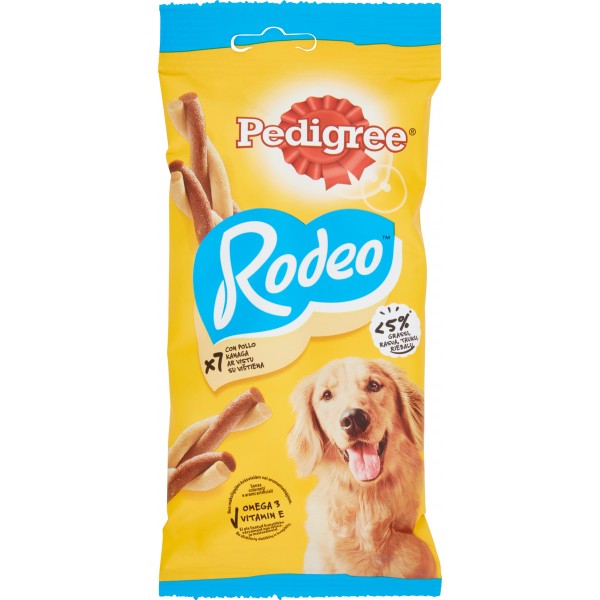 Pedigree rodeo 7pz 123g pollo