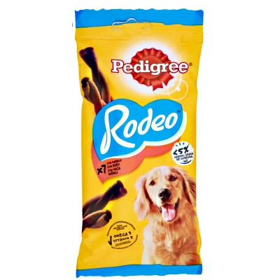 Pedigree rodeo 7pz 123g manzo