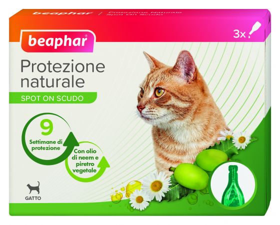BEAPHAR PROT NAT SPOTON GATTO 3 PIPETTE
