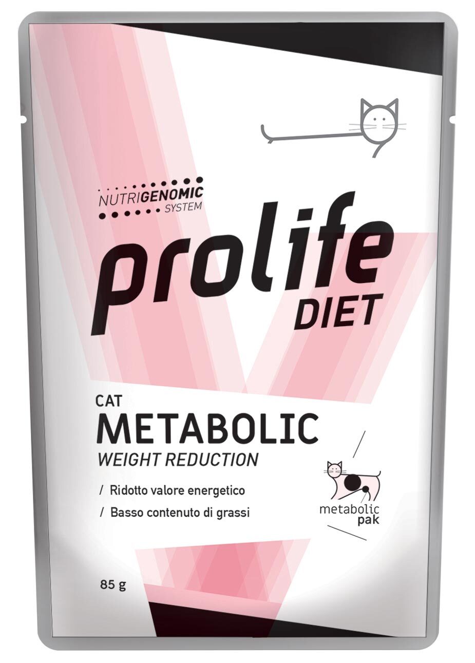 PROLIFE VET GATTO BUSTINA 85G METABOLIC 
