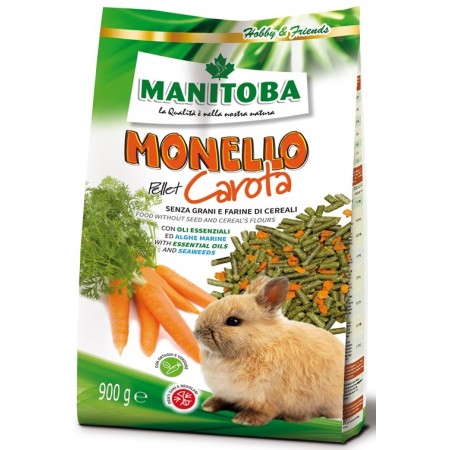 Manitoba monello pellet carota 900g