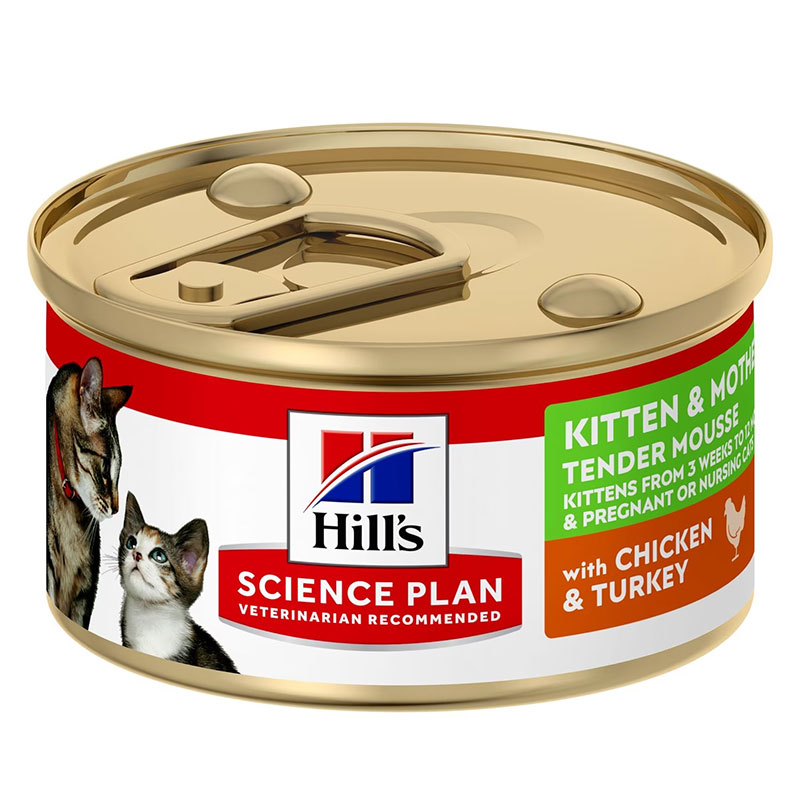 HILLS GATTO LATTINA 85G KITTEN MOTHER POLLOTACCHIN