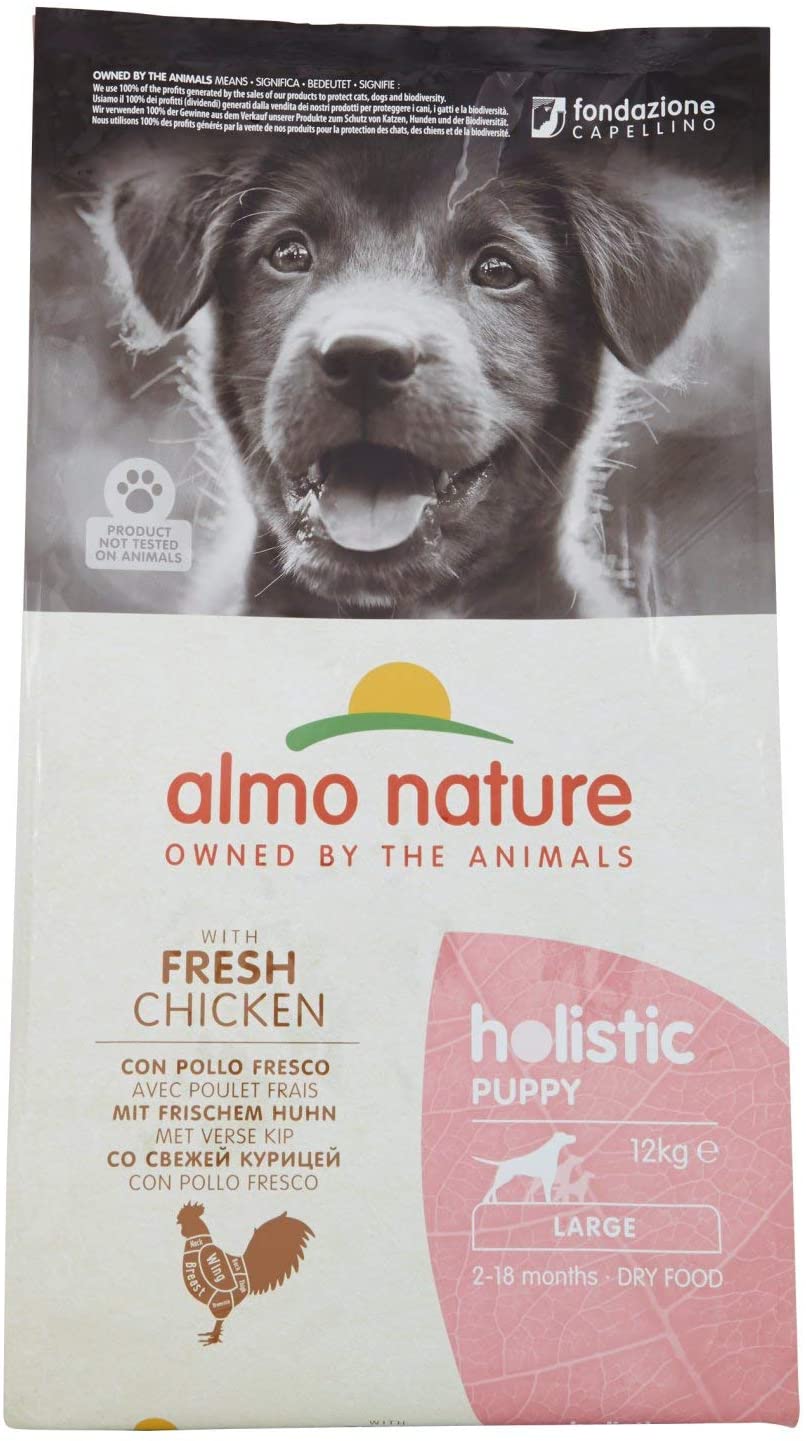 ALMO NATURE DOG HOLISTIC 12KG LARGE PUPPY POLLO 