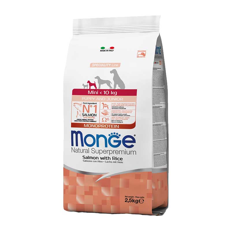 MONGE PUPPY MINI SALMONE
