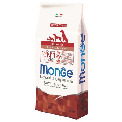 MONGE 12KG PUPPY MEDIUM AGNELLO 