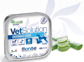 MONGE VET SOLUTION GATTO VASCHETTA 100G DERMATOSIS