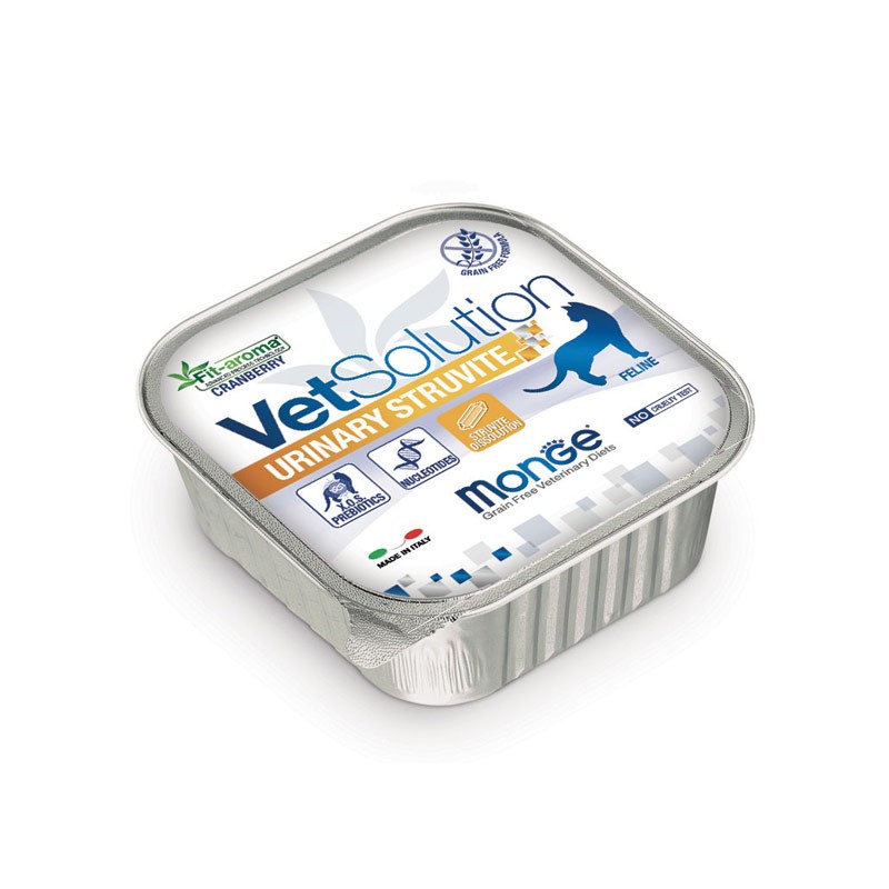 MONGE VET SOLUTION GATTO VASCHETTA 100G URINARY ST