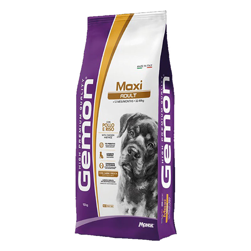 GEMON DOG 15KG MAXI ADULT POLLO