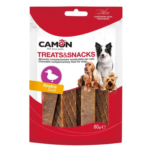 Camon snack 80g soft duck strips