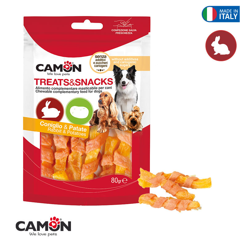 Camon snack 80g rabbitsweet potato 