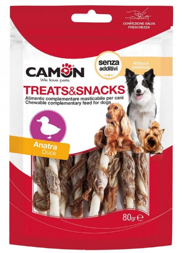 Camon snack 80g duck twist 