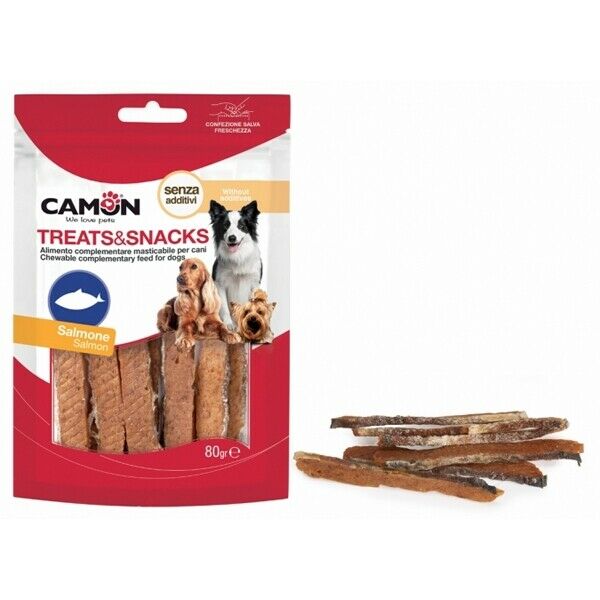 Camon snack 80g salmon stripsfishskin 