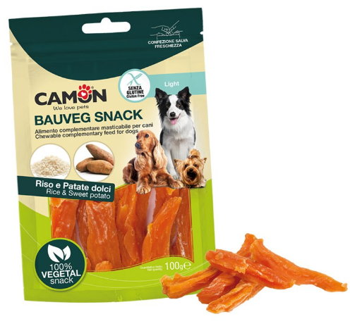 Camon snack bauveg 100g sweet potato strips 
