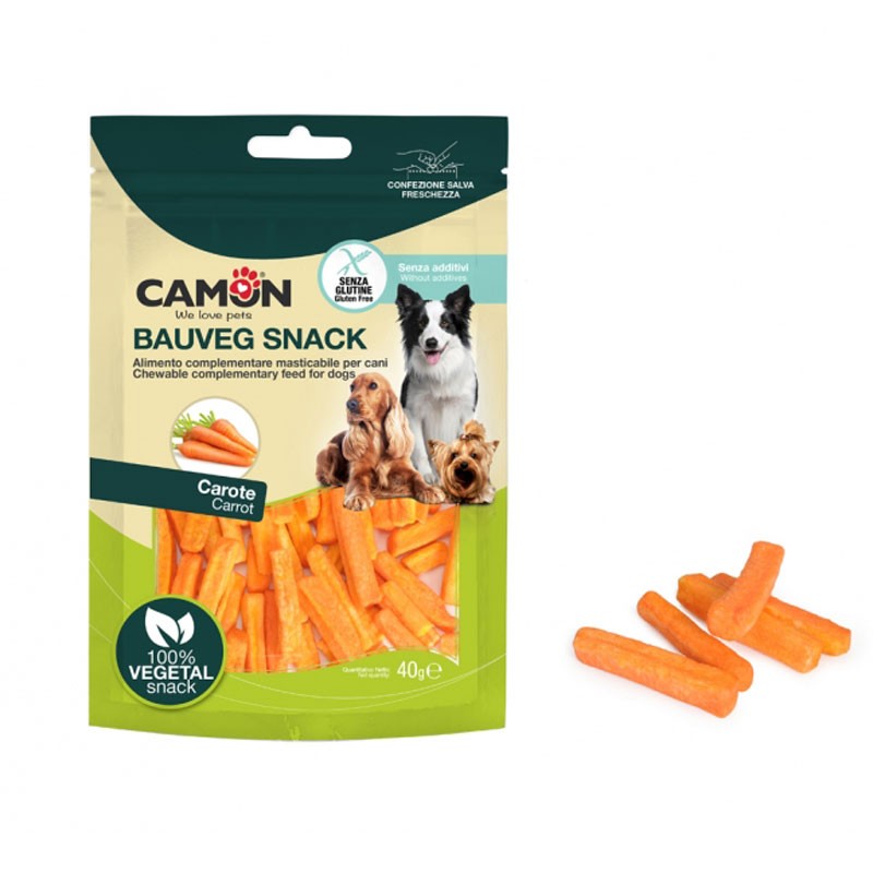 Camon snack bauveg 40g carotine crispy