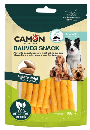 Camon snack bauveg 100g sticks patata dolce