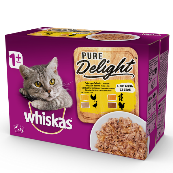 WHISKAS MULTIPACK PURE DELIGHT DELICAT
