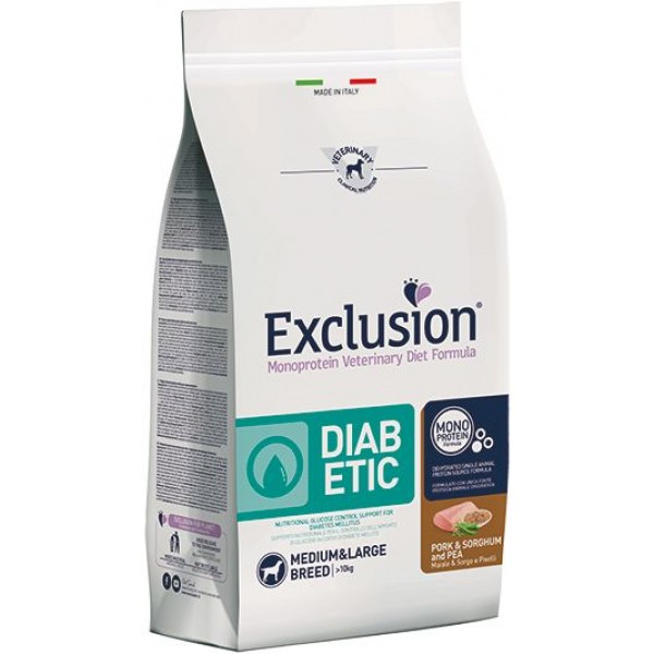 EXCLUSION DIET DIABETIC MEDIUM MAIALE