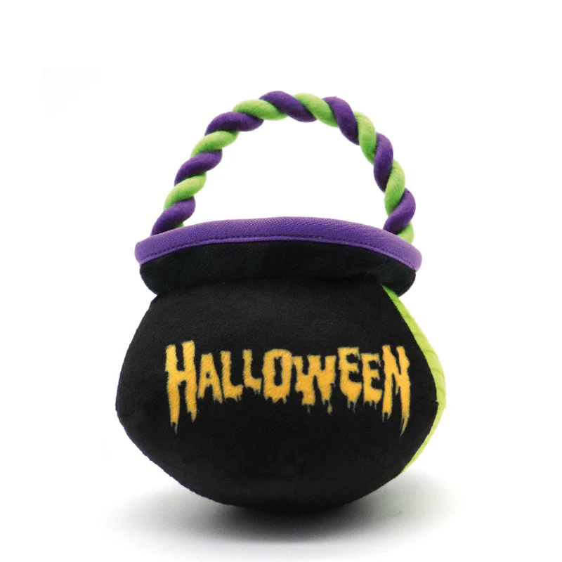 CROCI HALLOWEEN GIOCO CANE FRIGHT WITCHES POT 19CM