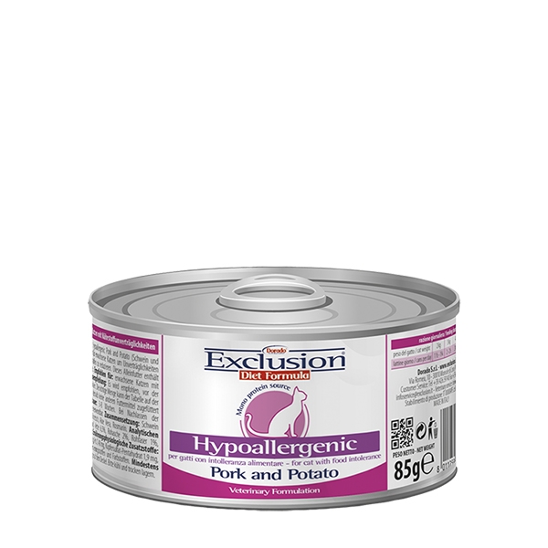 EXCLUSION DIET GATTO LATTINA 85G HYPOALLERGENIC MA