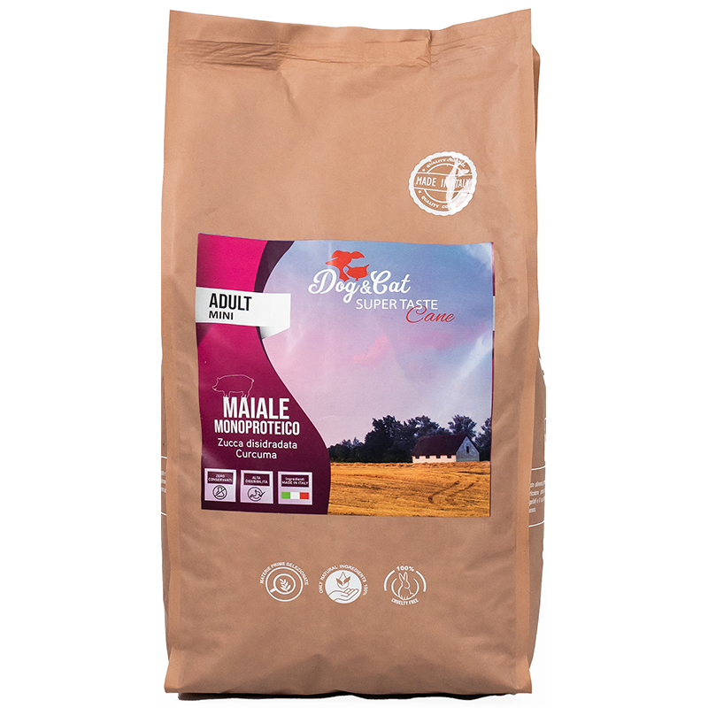 DOGCAT SUPER TASTE 2KG MINI MAIALE