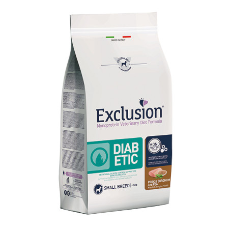 EXCLUSION DIET 2KG DIABETIC SMALL MAIALE 