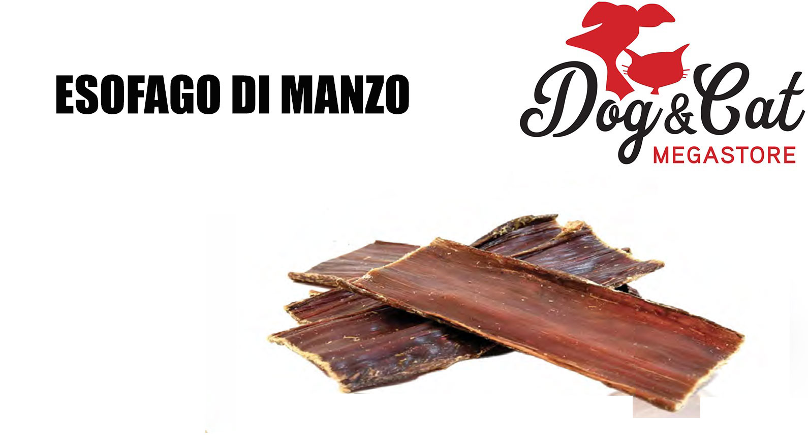 DOGCAT BARF ESOFAGO DI MANZO PIATTO 100G