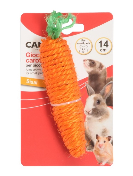 Camon carota sisal roditori 14cm