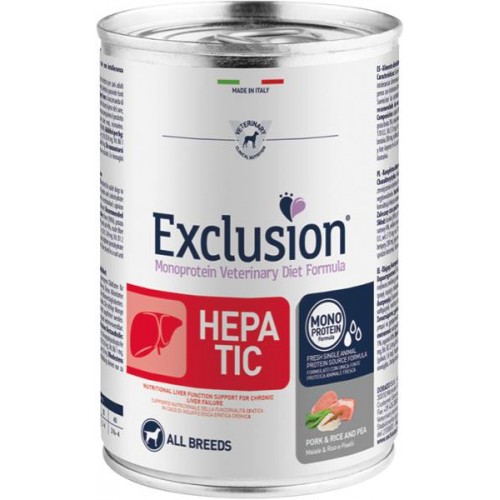 Exclusion diet lattina 400g hepatic maiale