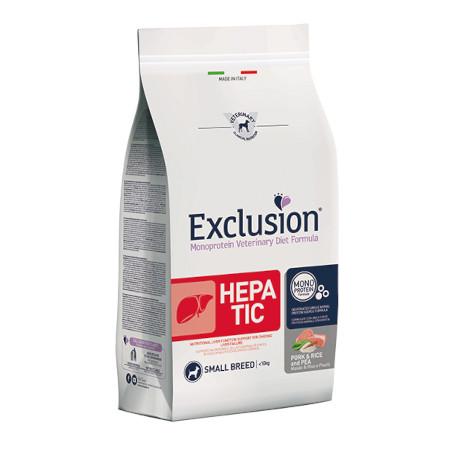 EXCLUSION DIET 2KG HEPATIC SMALL MAIALE