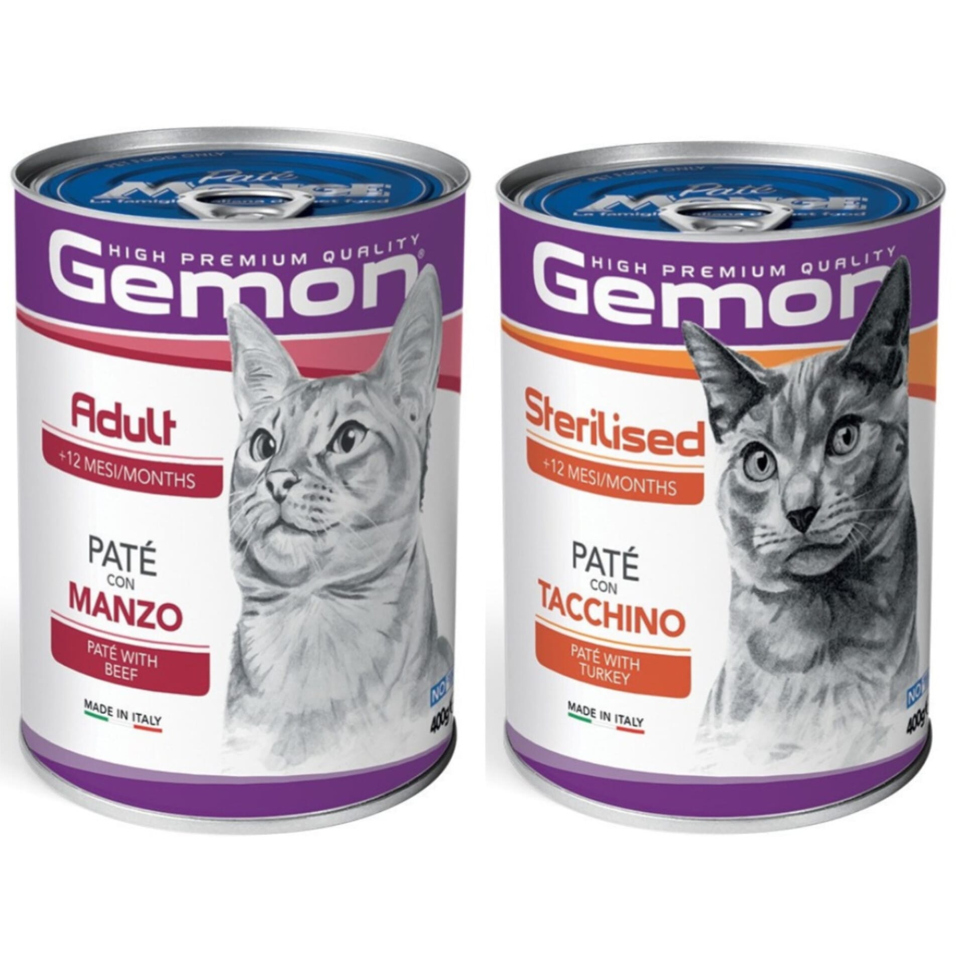 Gemon Cat Lattina 400G Patè