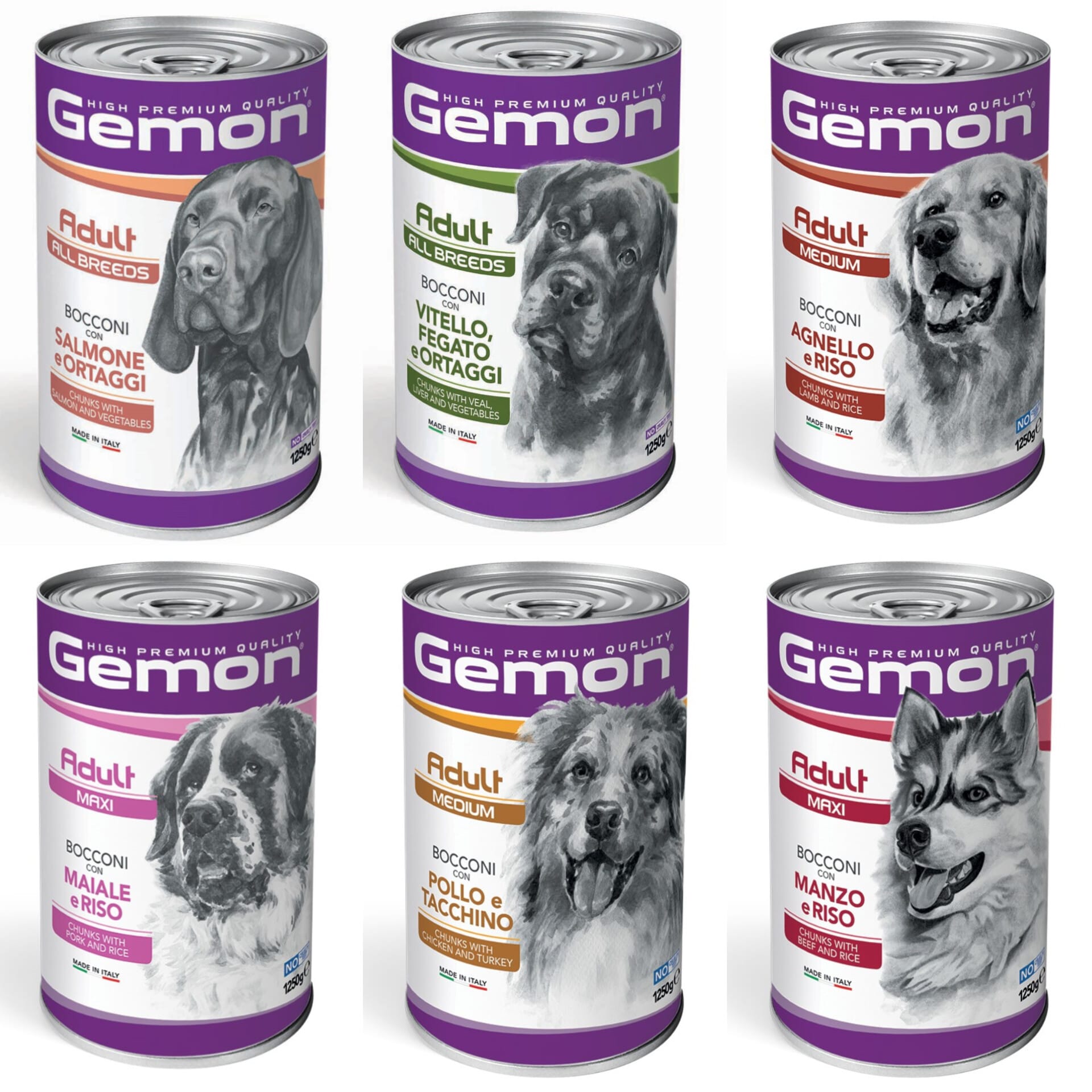 Gemon Dog Lattina 1250G Bocconi