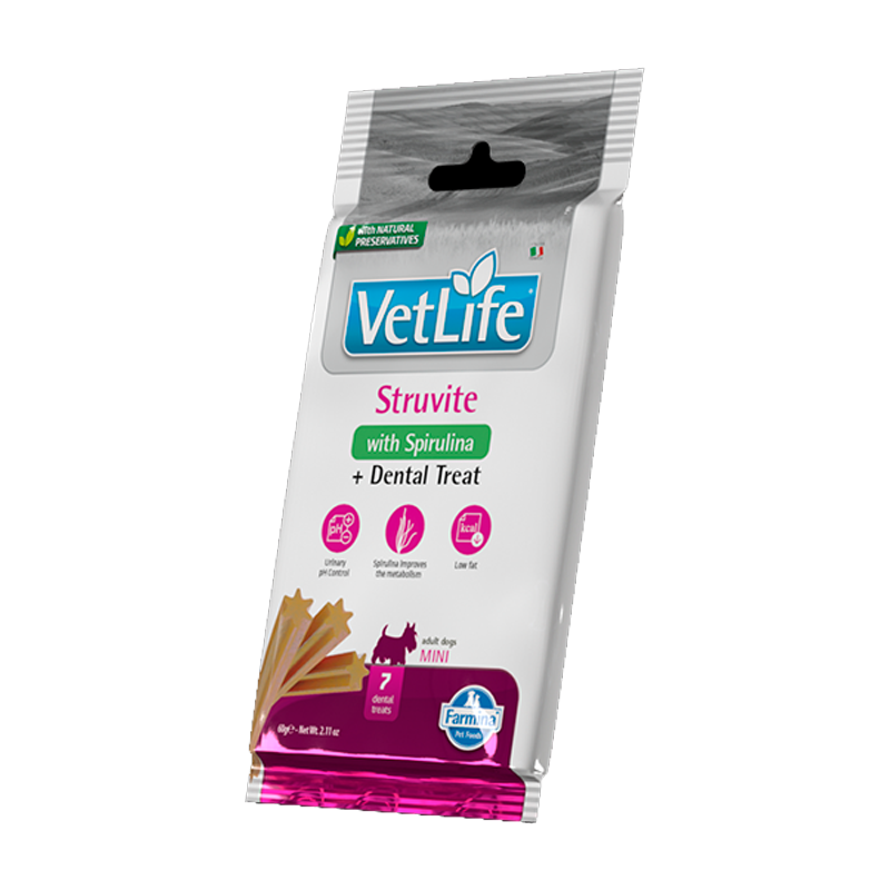 FARMINA VET LIFE CANE TREAT STRUVITE MINI 60G