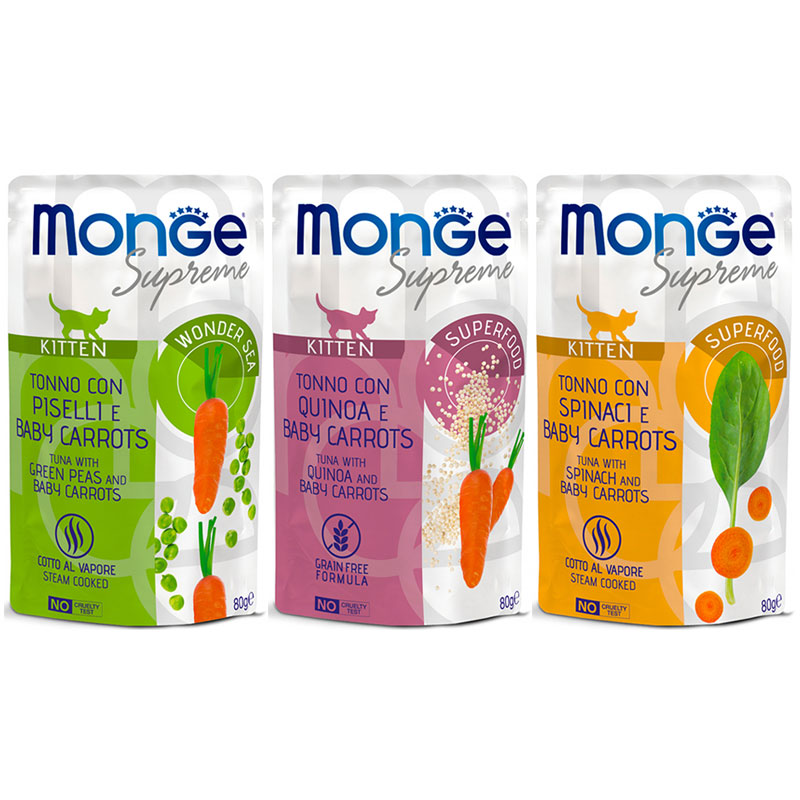 MONGE CAT SUPREME BUST80G KITTEN