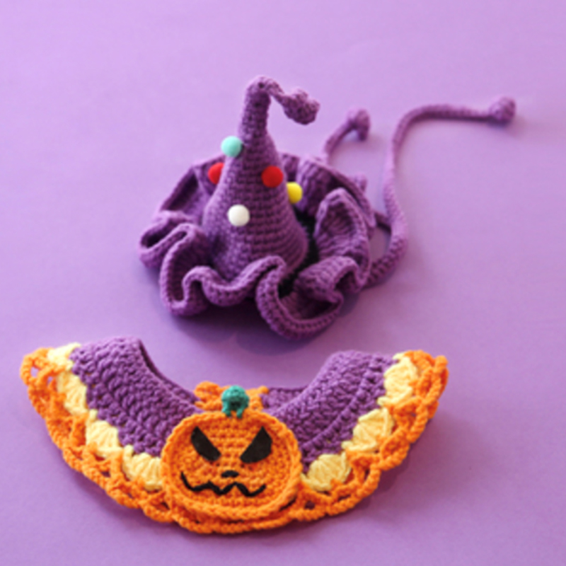 Dog&Cat Pet Dress Halloween Zucca Viola