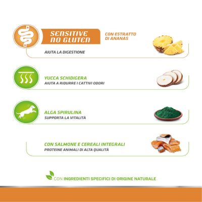 NATURAL TRAINER SENSITIVE SMALL SALMONE