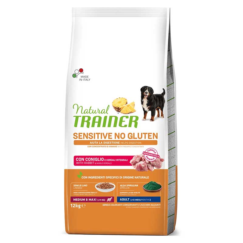 Natural trainer sensitive 12kg coniglio