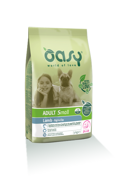 OASY DOG 3KG ADULT SMALL AGNELLO