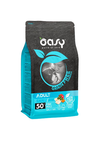 OASY GRAIN FREE ADULT SMALL PESCE